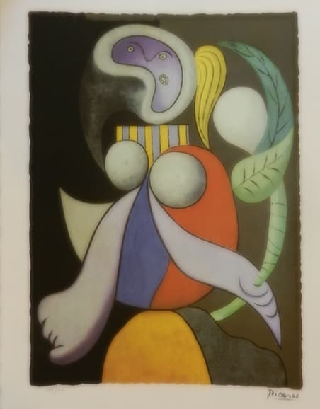 דמות העגולים מאת פיקסו - ליטוגרפיות | גלריה רעות