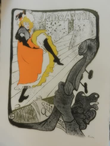 מאדם מאת אנרי דה טולוז-לוטרק - ליטוגרפיות | גלריה רעות