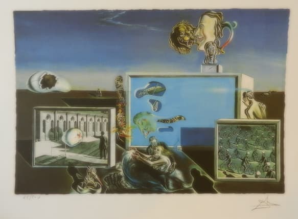 המחשב מאת סלבדור דאלי - ליטוגרפיות | גלריה רעות