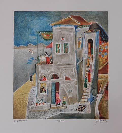 טבריה מאת נחום גוטמן - ליטוגרפיות | גלריה רעות