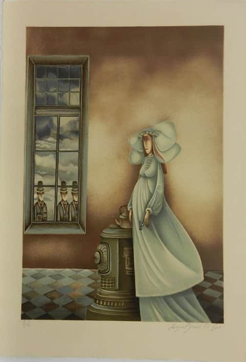 הכלה מאת אביגייל יורש - ליטוגרפיות | גלריה רעות