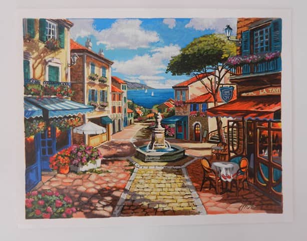 בית קפה מאת אנטולי מטלן - ליטוגרפיות | גלריה רעות