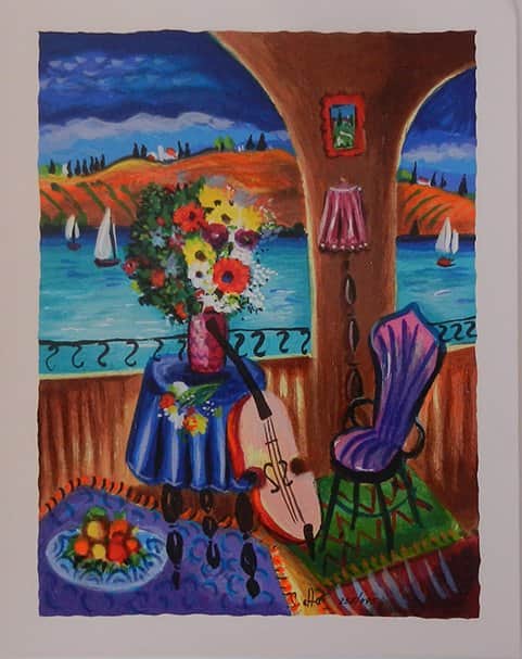 האגם מאת אלטר שלמה - ליטוגרפיות | גלריה רעות