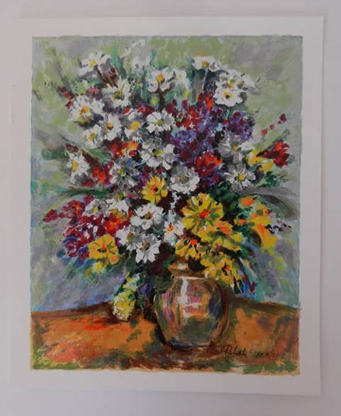 פרחים מאת דמיטרי פולק - ליטוגרפיות | גלריה רעות