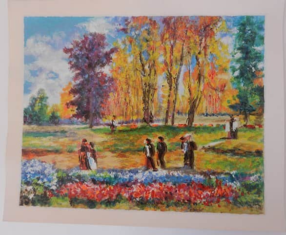 מפגש חברתי מאת דמיטרי פולק - ליטוגרפיות | גלריה רעות