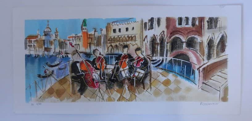 רביעיה מאת מיכאל רוזנווין - ליטוגרפיות | גלריה רעות