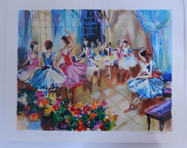 לקראת הופעה מאת מיכאל רוזנווין - ליטוגרפיות | גלריה רעות