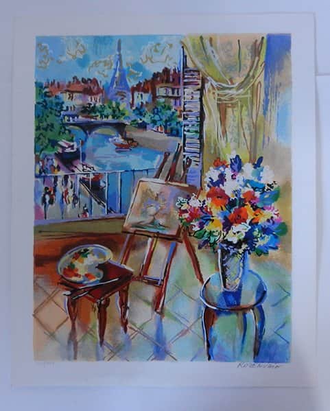 כן לציור מאת מיכאל רוזנווין - ליטוגרפיות | גלריה רעות