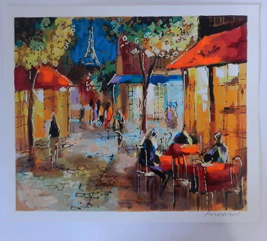 מידרחוב מאת מיכאל רוזנווין - ליטוגרפיות | גלריה רעות