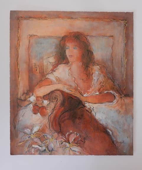 בכורסה מאת בתיה מגל - ליטוגרפיות | גלריה רעות