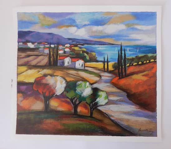 הדרך לאגם מאת סלבה ברודינסקי - ליטוגרפיות | גלריה רעות