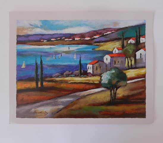 האגם מאת סלבה ברודינסקי - ליטוגרפיות | גלריה רעות