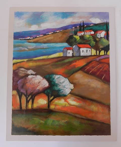 שירת הגלים מאת סלבה ברודינסקי - ליטוגרפיות | גלריה רעות