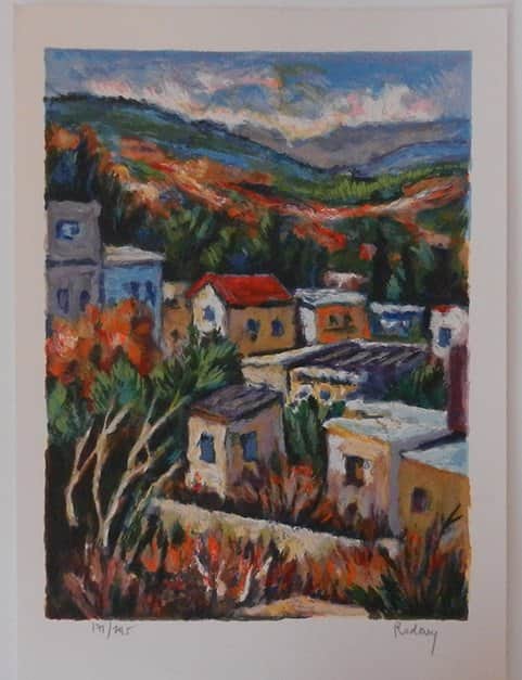 הכפר מאת יהודה רודן - ליטוגרפיות | גלריה רעות