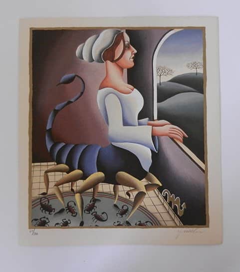 מזל עקרב מאת יובל מלר - ליטוגרפיות | גלריה רעות