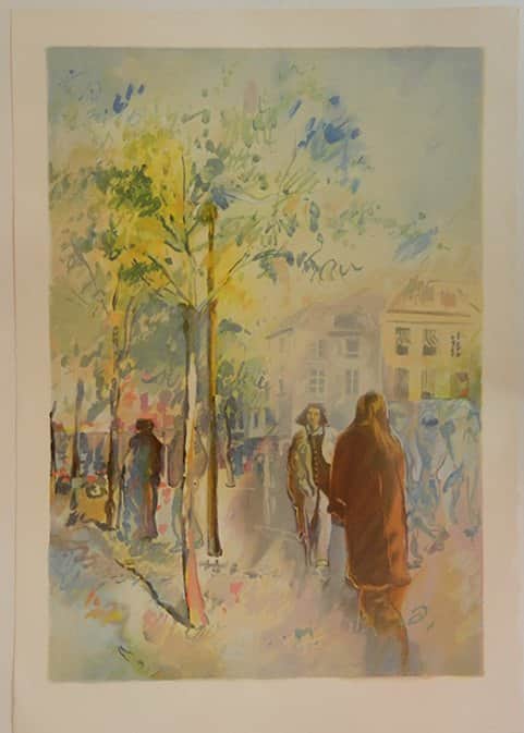 שד בפריז מאת שרית גורא - ליטוגרפיות | גלריה רעות