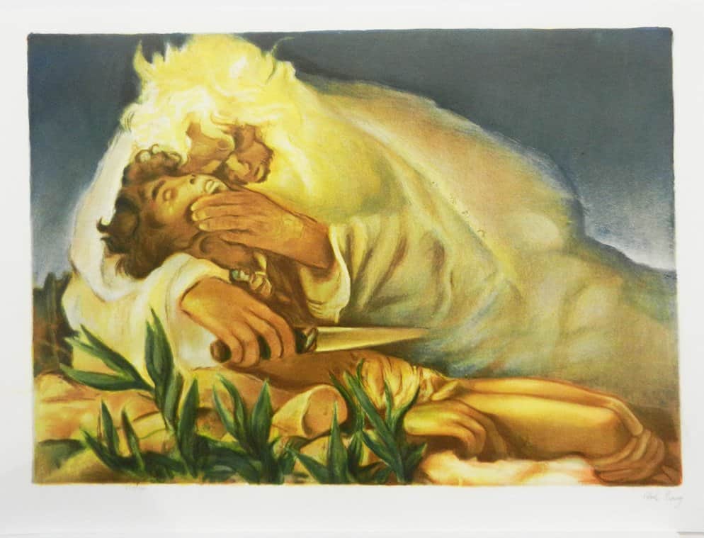 עקדת יצחק מאת אבל פאן - ליטוגרפיות | גלריה רעות