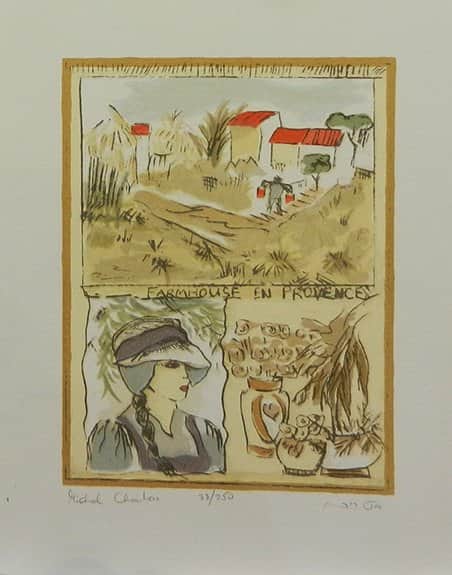 הכפר מאת מיכל חכם - ליטוגרפיות | גלריה רעות