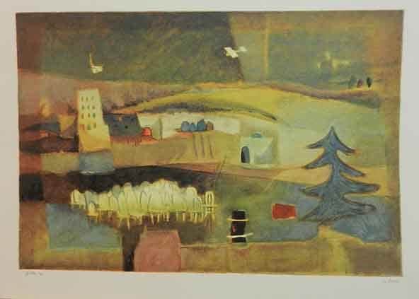 שלום חבר מאת גיורא מויסייב - ליטוגרפיות | גלריה רעות