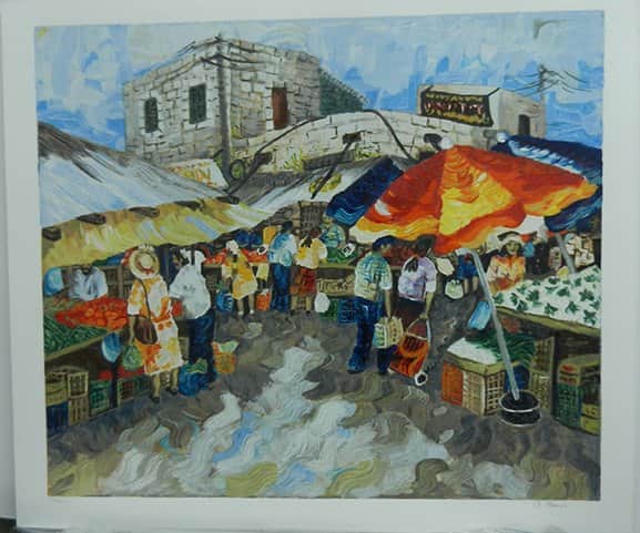 בשוק מאת אוסקר - ליטוגרפיות | גלריה רעות