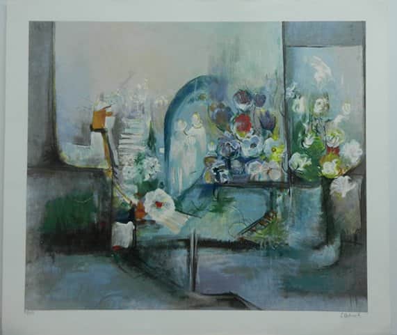 פרחים מאת ישראל ברוך - ליטוגרפיות | גלריה רעות