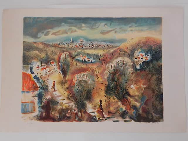 הדרך לירושליים מאת אלברט גולדמן - ליטוגרפיות | גלריה רעות