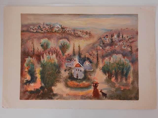 נוף גלילי מאת אלברט גולדמן - ליטוגרפיות | גלריה רעות