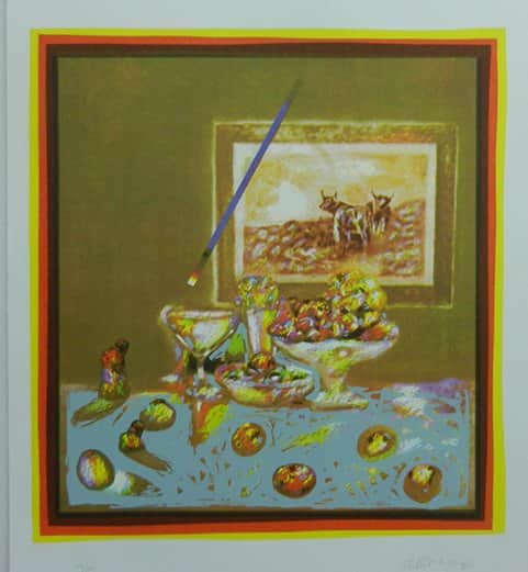 דומם מאת עודד פיינגרש - ליטוגרפיות | גלריה רעות