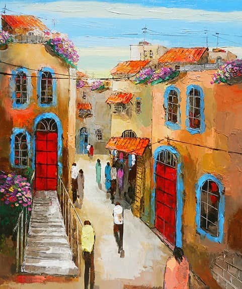 סמטה בירושליים מאת יעקב חייט - הדפסים חתומים | גלריה רעות