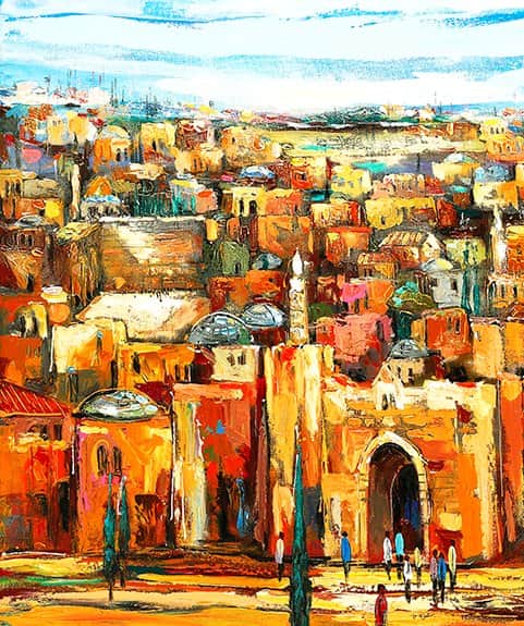 שער לירושליים מאת יעקב חייט - הדפסים חתומים | גלריה רעות