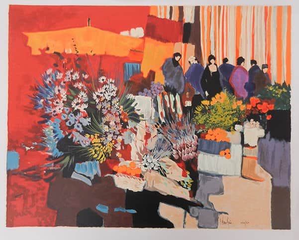 השוק מאת קלוד פושה - ליטוגרפיות | גלריה רעות