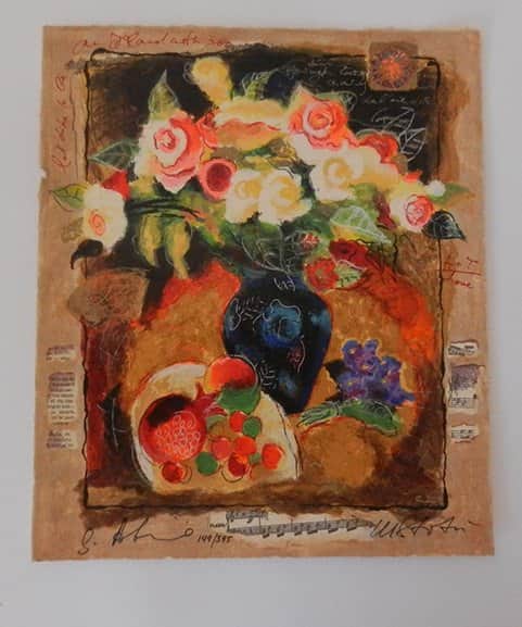 פירות וצבעונים מאת אלכס וטינה ויסוצקי - ליטוגרפיות | גלריה רעות