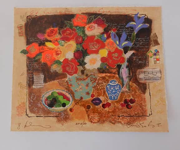 פרחים ופירות מאת אלכס וטינה ויסוצקי - ליטוגרפיות | גלריה רעות