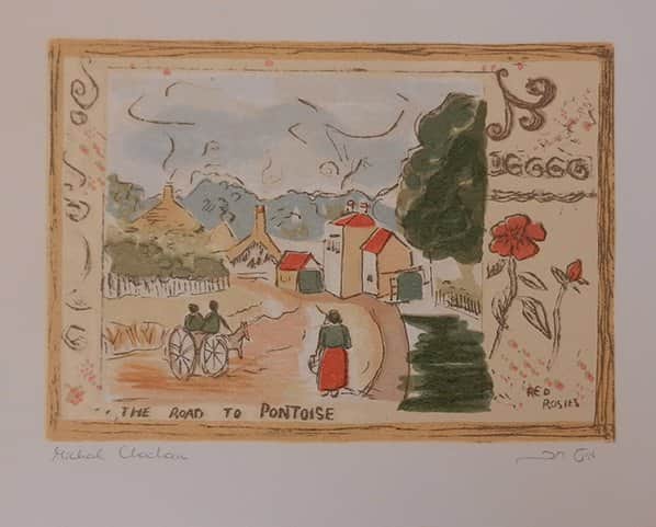 הכפר הירוק מאת מיכל חכם - ליטוגרפיות | גלריה רעות