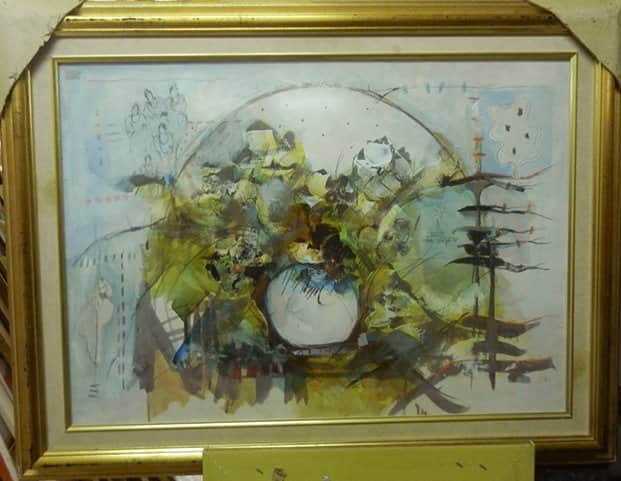 פרחים בוזה מאת אירית קלכמן - ליטוגרפיות | גלריה רעות