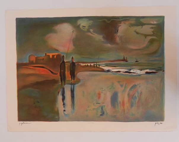 הדייגים מאת נחום גוטמן - ליטוגרפיות | גלריה רעות