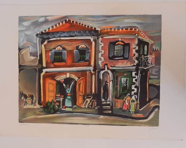 נווה צדק מאת נחום גוטמן - ליטוגרפיות | גלריה רעות