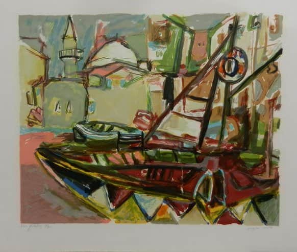 אוניה מאת סילביה גינסבורג - ליטוגרפיות | גלריה רעות