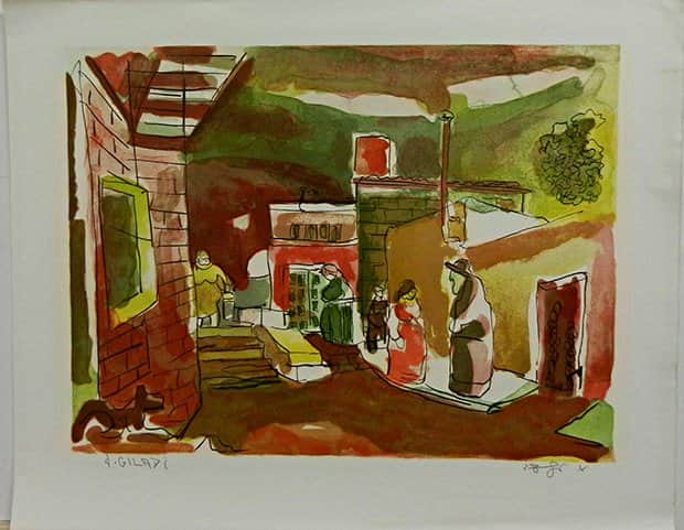 צפת מאת אהרון גלעדי - ליטוגרפיות | גלריה רעות