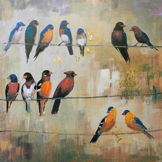 מנוחת הציפורים מאת הדפסה על קנבס - הדפסות על קנבס | גלריה רעות