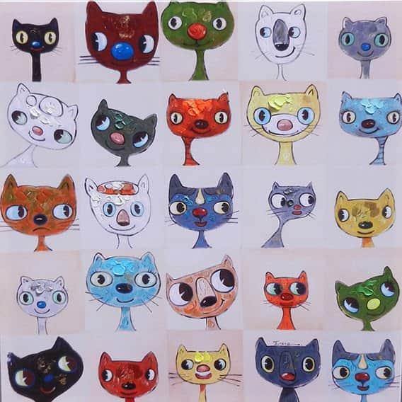 מסיכות מאת הדפסה על קנבס - הדפסות על קנבס | גלריה רעות