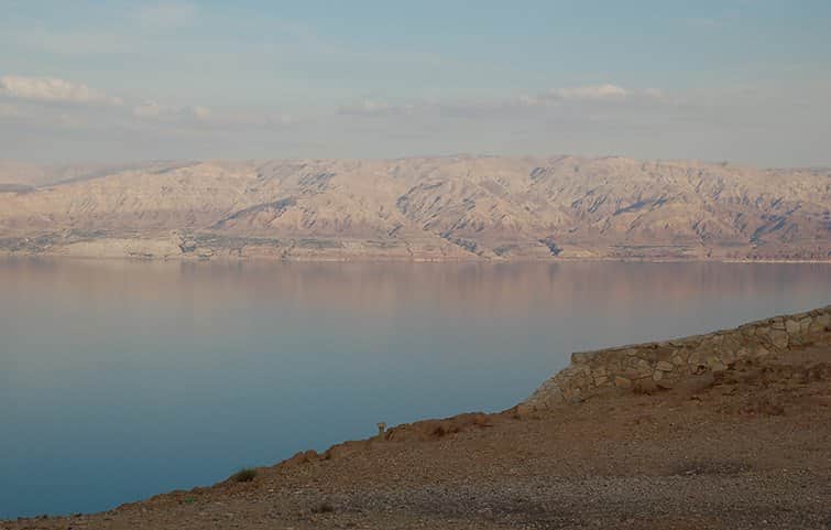 תצפית לים המלח מאת הדפסה על קנבס - הדפסות על קנבס | גלריה רעות
