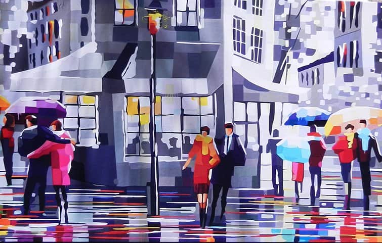 מטריות 2 מאת הדפסה על קנבס - הדפסות על קנבס | גלריה רעות